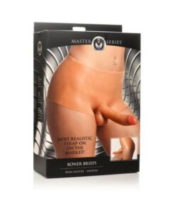 Boner Briefs Silicone Penis Panties - Medium