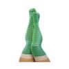 Kixies On Point Collection Par 4 Green Argyle Thigh-high Stockings Size C