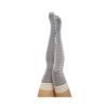 Kixies On Point Collection Par 4 Grey Argyle Thigh-high Stockings Size B