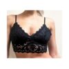 Kixies Lace Bralette Black Large Hanging