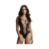 Shots Le Desir Contrast Fence Net Teddy Os Black