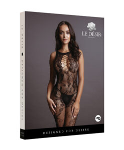 Le Desir Criss Cross Neck Bodystocking