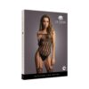 Shots Le Desir Strapless, Crotchless Teddy With Stockings Black O/s