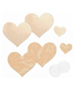 Nippies Basic Creme Hearts Pasties Size C