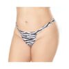 Quick-release Thong Zebra Pattern Os Xl Hanging