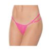 Adjustable G-string Pink Os Hanging