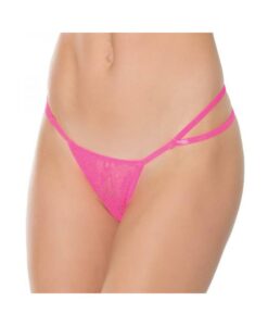 Adjustable G-string Pink Os Hanging