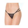 Adjustable G-string Black Os Hanging