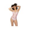 Crotchless Teddy Pink Os