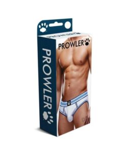 Prowler White/blue Open Brief Sm