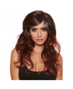 Long Wavy Wig Brown Blonde Ombr
