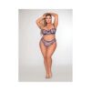Dreamgirl Shell Bra Set And Matching G-string Set Lavender 1x
