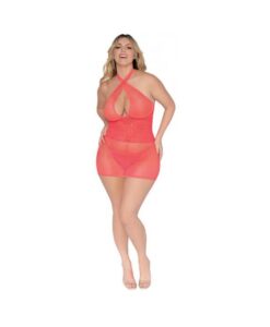 Dg Chemise & G-string Coral Queen