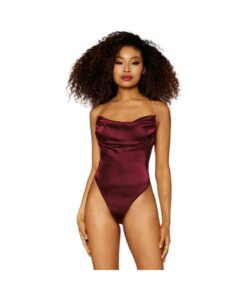 Dreamgirl Teddy Burgundy L Hanging