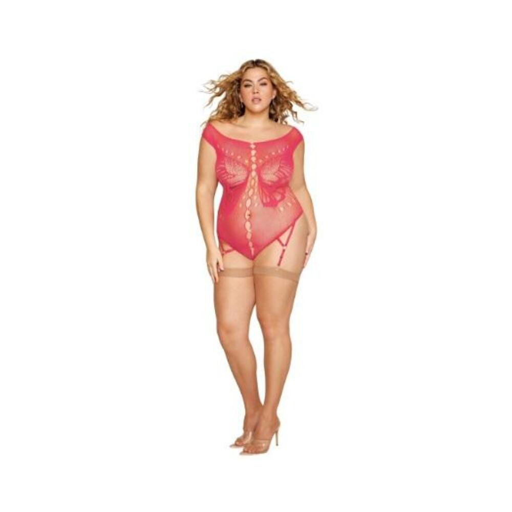 Seamless Butterfly Garter Teddy Watermelon Osq - Image 3