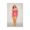 Two-tone Ombre Seamless Bodystocking Watermelon/mimosa Osq