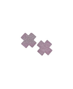X Glitter Pasties Pink O/S