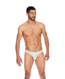 Men's Microfiber Open Back Underwear Grey L/Xl