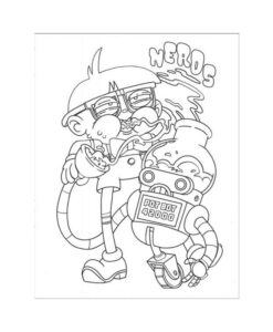 Alternative view of Who Smokes Weed? Coloring Book