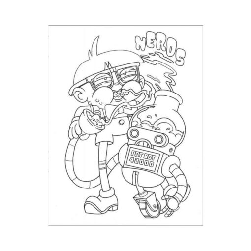 Who Smokes Weed? Coloring Book - Image 2