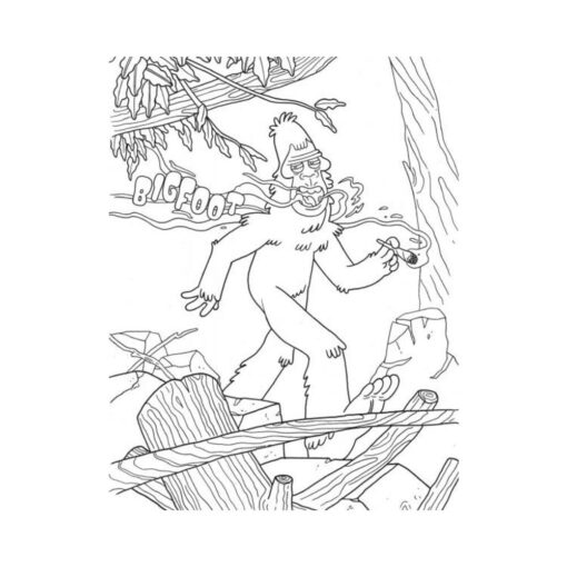 Who Smokes Weed? Coloring Book - Image 3