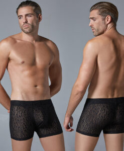 Luca Leopard Boxer-Black S/M