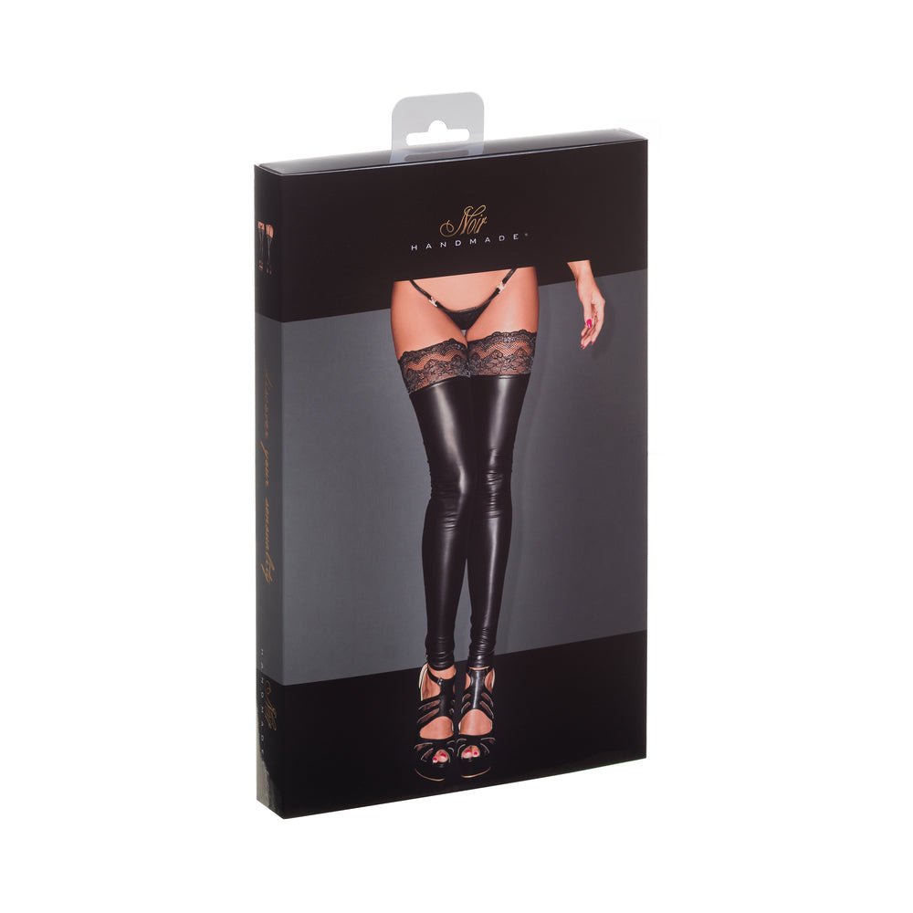 Noir Powerwetlook Stocking Medium - Image 3