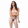 Naughty Girl Mesh Jumper White O/S