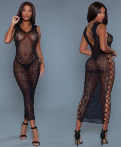 BeWicked Fallen For You Dress-Black Queen