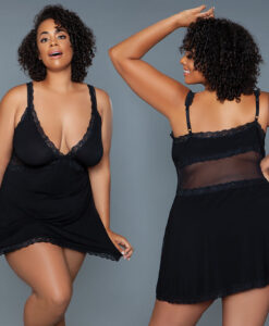 Bewicked Alexi Slip-Black 3X