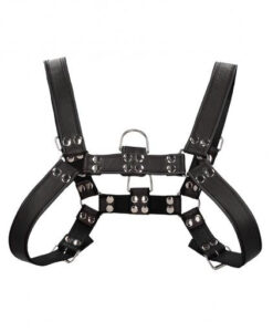 Alternative view of Chest Bulldog Harness - Black/black - L/xl