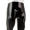 Prowler Red Latex Shorts Lg Black