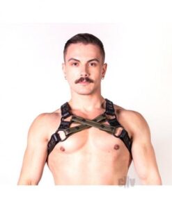 Prowler Red Cross Harness Blk/grn S/m
