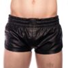 Prowler Red Leather Sport Shorts Blk Xs