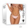 Barely B Dbl Strap Open Panty Peach