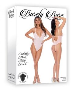 Barely B Crotchless Mesh Teddy Os Pch
