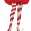 Striped Tights Plus White/red