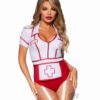 Nurse Feelgood 2pc Sm Red/wht