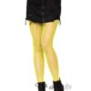 Nylon Fishnet Pantyhose Os Neon Yellow