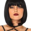 Short Natural Bob Wig Os Blk