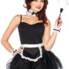 French Maid Kit 4pc Blk/wht
