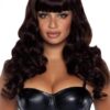 Misfit Long Wavy Bang Wig O/s Brown