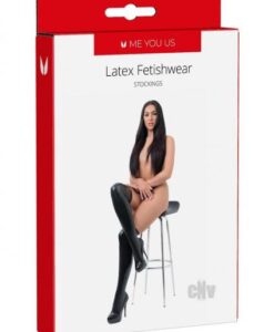 Myu Latex Stockings Lg Black