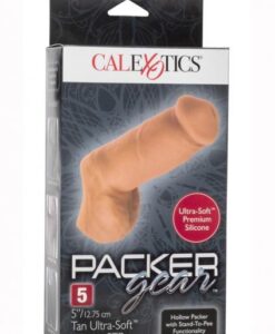 Packer Gear 5in Ultra Soft Silicone Stp Tan