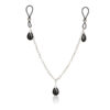 Nipple Play Non Piercing Nipple Chain Jewelry Onyx