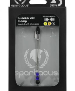 Alternative view of Beaded Clit Clamp With Tweezer Tip Blue