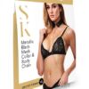 Sk Metallic Mesh Collar And Body Chain