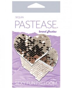 Alternative view of Pastease Color Changing Flip Sequins Heart Rose Gold O/S