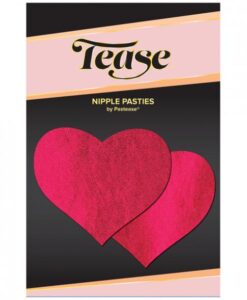 Alternative view of Pastease Love Liquid Heart Red Pasties