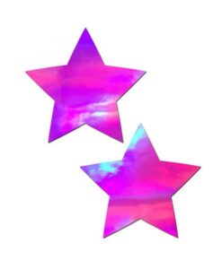 Pastease Holographic Star Pink Pasties O/S